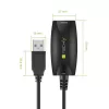 Techly SuperSpeed USB3.0 Aktywny kabel przedłużający 5m Czarny ICUR3050