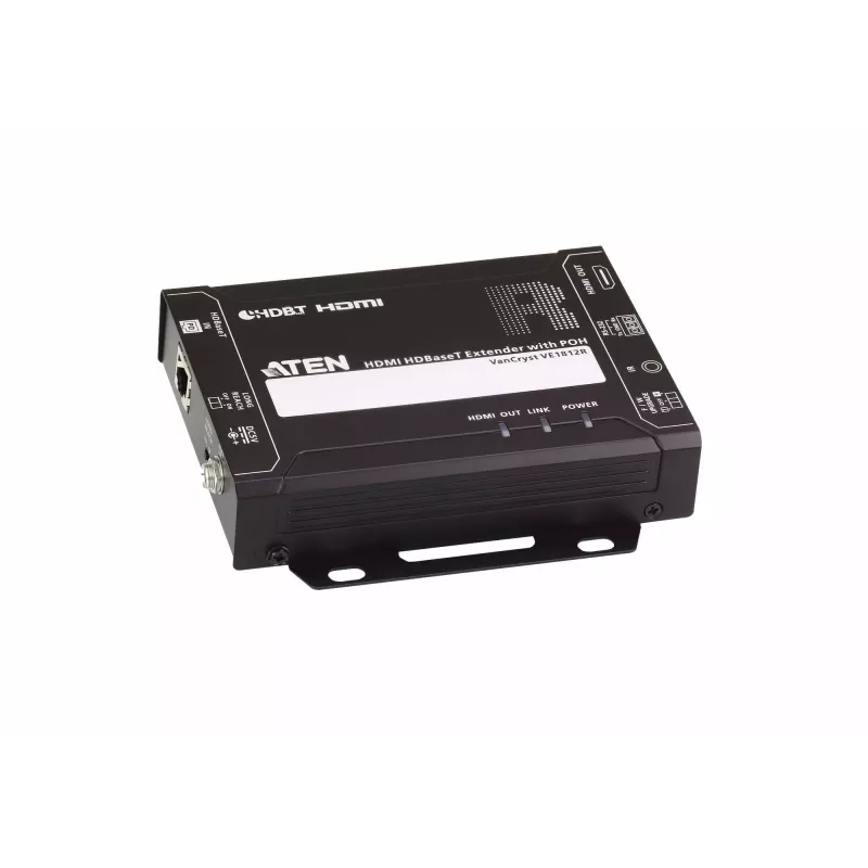 Odbiornik ATEN HDMI HDBaseT z POH, 4096 x 2160 pikseli, odbiornik AV, 150 m, przewodowy, 3D, HDCP