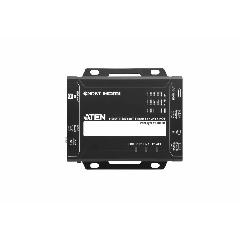 Odbiornik ATEN HDMI HDBaseT z POH, 4096 x 2160 pikseli, odbiornik AV, 150 m, przewodowy, 3D, HDCP