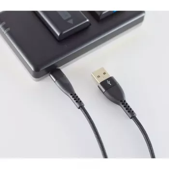 Kabel Lightning 1 m ShiverPeaks BS20-73025 Czarny
