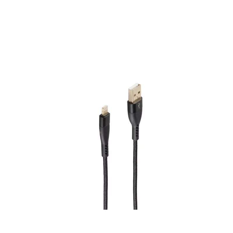 Kabel Lightning 1 m ShiverPeaks BS20-73025 Czarny