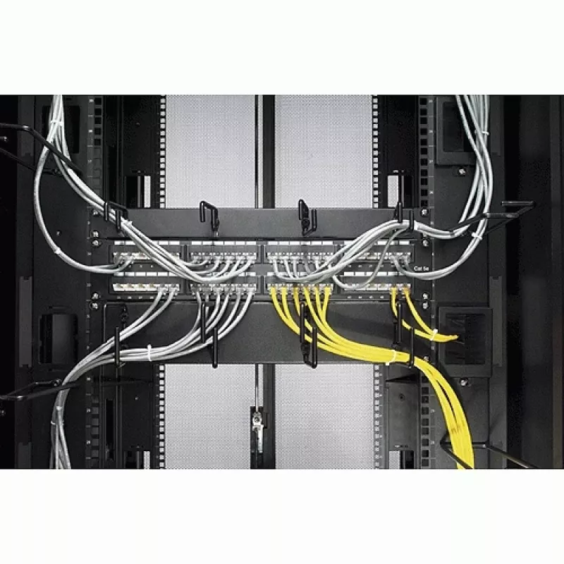 APC NetShelter kabel Management, pionowy organizator kabli, pierścienie, do obudów NetShelter 750 i 800 mm szer., zestaw 8 szt., 76 x 19 x 203 mm