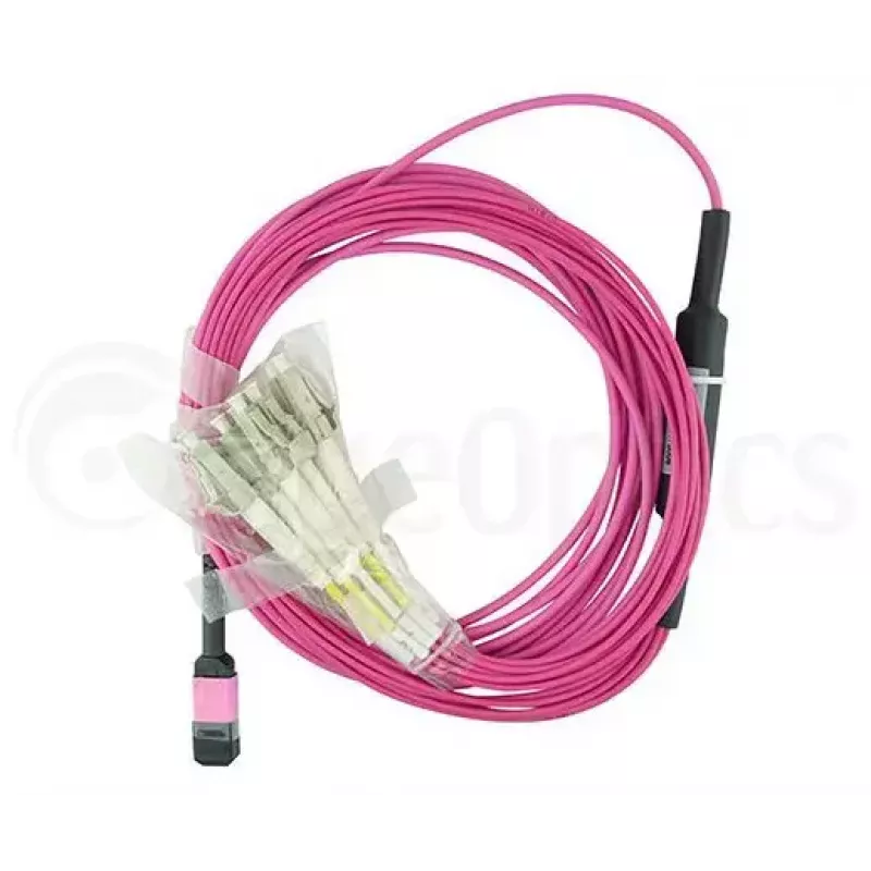 BlueOptics CBL-MPO12-4LC-OM4-5M-BO światłowodowy kabel InfiniBand 4x LC MPO 5m