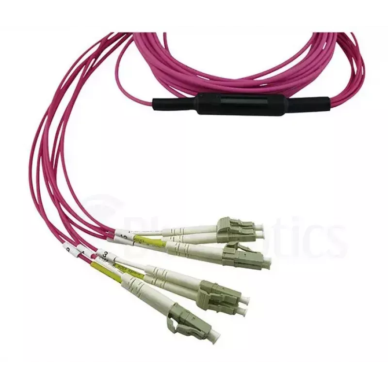 BlueOptics CBL-MPO12-4LC-OM4-5M-BO światłowodowy kabel InfiniBand 4x LC MPO 5m