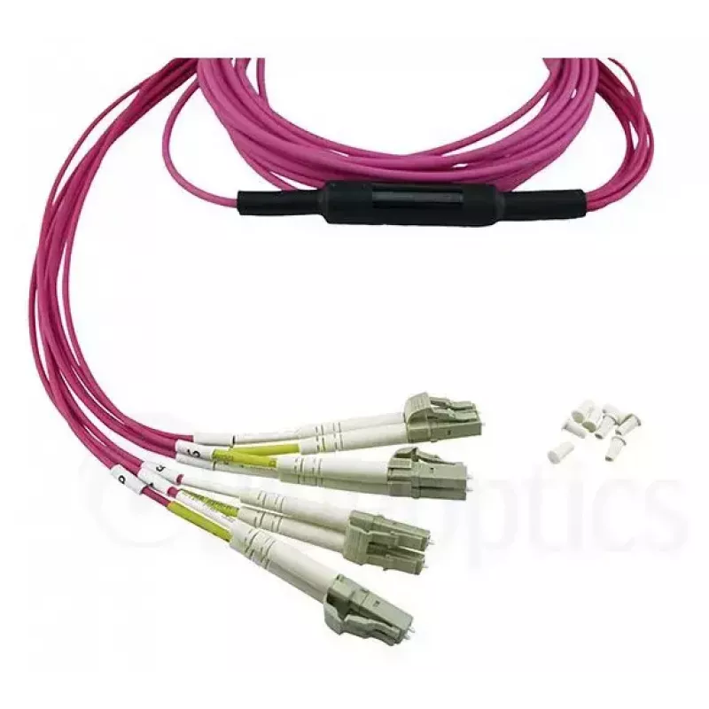 BlueOptics CBL-MPO12-4LC-OM4-5M-BO światłowodowy kabel InfiniBand 4x LC MPO 5m