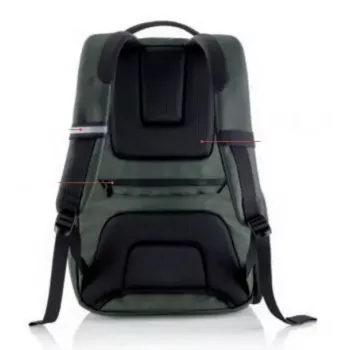 Plecak miejski MIQUELRIUS MR16981 — Zielony poliester, 22 L, styl miejski