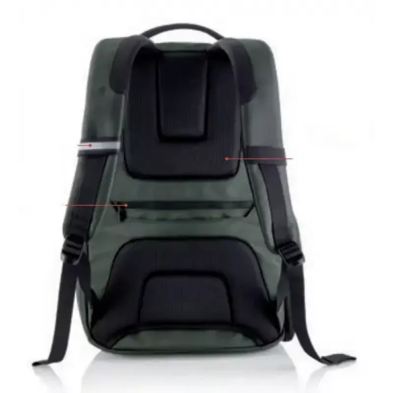 Plecak miejski MIQUELRIUS MR16981 — Zielony poliester, 22 L, styl miejski