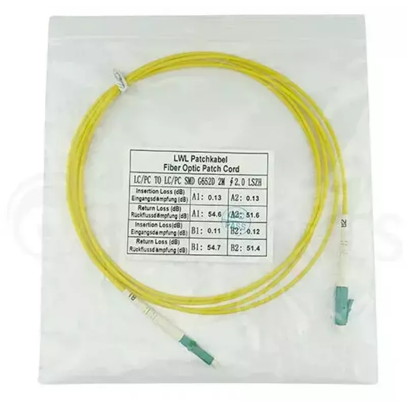 BlueOptics SFP2121BU1MM kabel światłowodowy InfiniBand 1m LC żółty