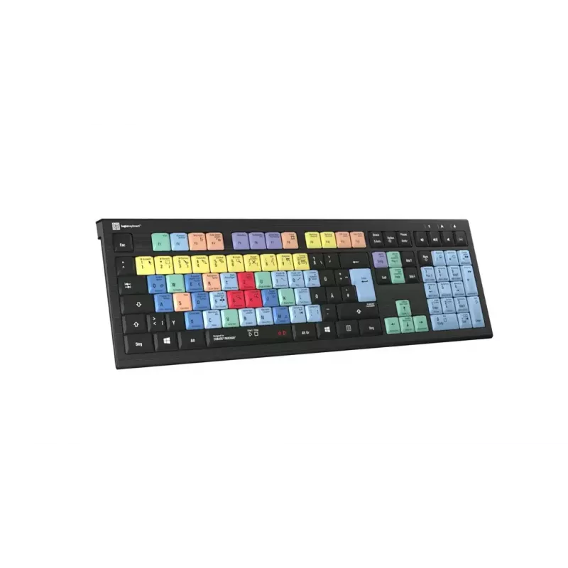 Klawiatura Logickeyboard LKB-CBASE-A2PC-DE Universal USB QWERTZ niemiecka czarna