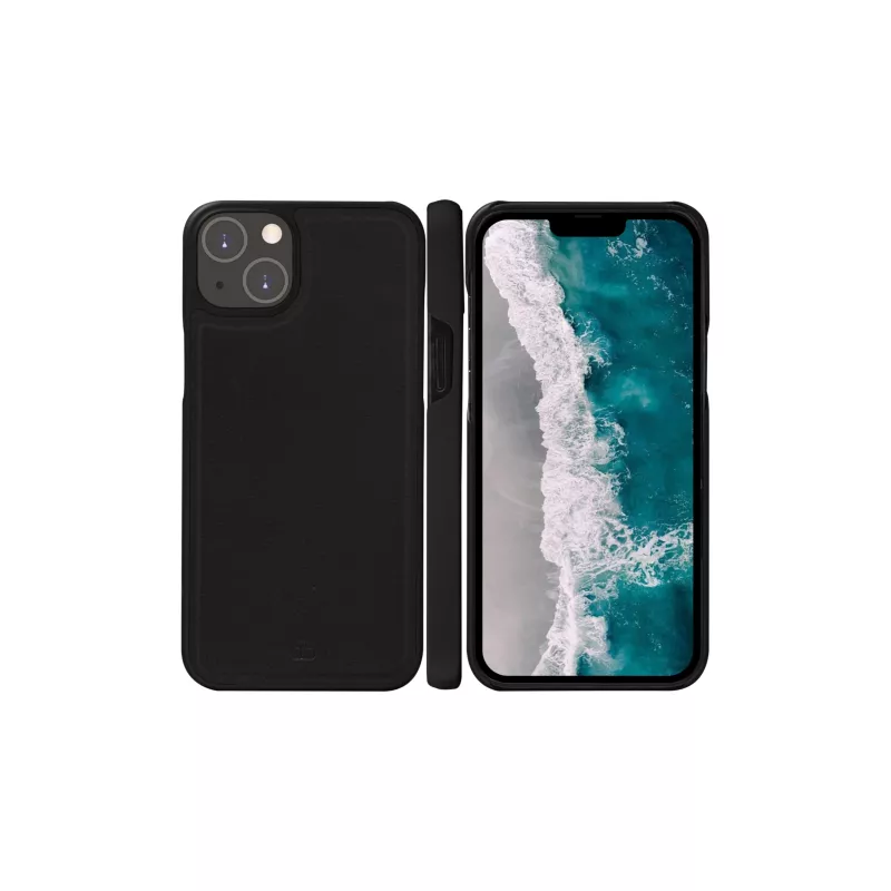 Etui z klapką dbramante1928 Stockholm do iPhone 14 Plus (6.7 inch, czarne) z 3 kieszeniami na karty