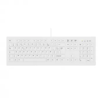 Klawiatura medyczna Contour Design Active Key Contour ClassicClean ze zdejmowaną osłoną, pełnowymiarowa, przewodowa, biała C8100