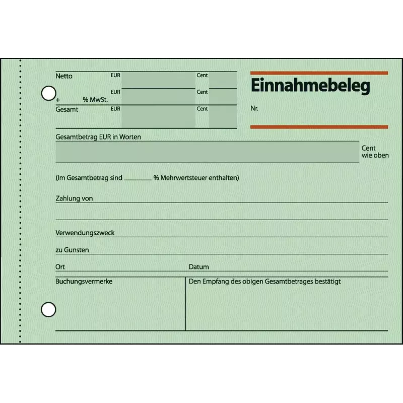 Formularz biznesowy Sigel EB615 zielony A6 50 arkuszy