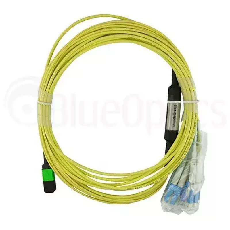 MPO-4xLC Singlemode Patch kabel BlueOptics CBL-MPO12-4LC-SMF-2M 2m G.657.A1