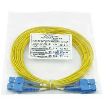 Kabel światłowodowy InfiniBand BlueOptics SFP3232BU1MK 1 m SC żółty
