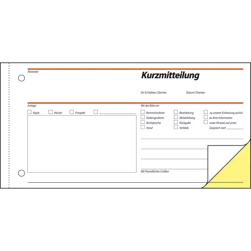 Formularz biznesowy Sigel SD008 Zielony 1/3 A4 80 arkuszy