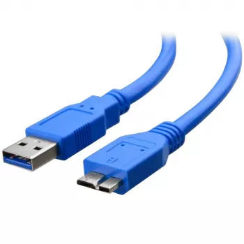 Kabel Techly USB 3.0 Superspeed A / Micro B 2m Niebieski ICOC MUSB3-A-020