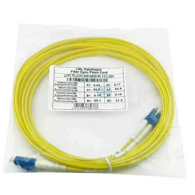 Kabel światłowodowy BlueOptics SFP3131BU0.5MK 0,5 m LC OS2 9 µm