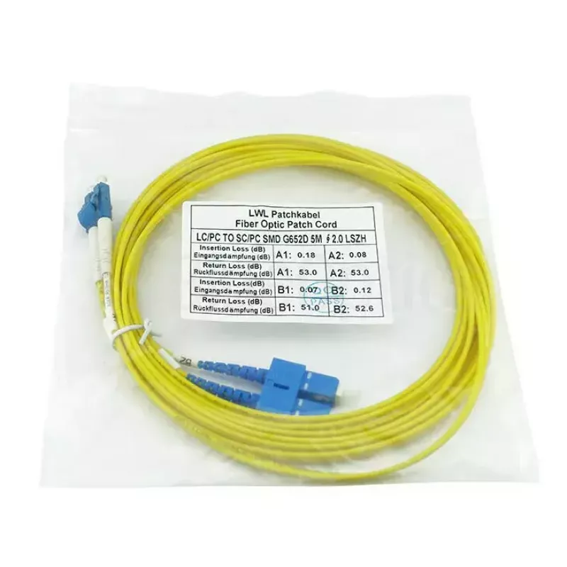 BlueOptics CAB-SMF-LC-SC-7-BO Kabel światłowodowy InfiniBand 7,5 m 2x LC
