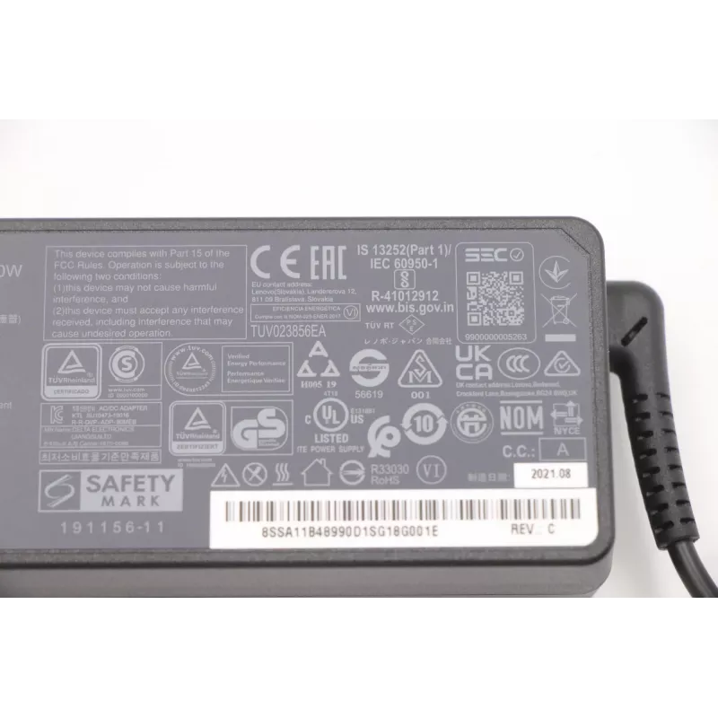 Lenovo 5A10V03251 zasilacz / przetwornica Wewnętrzny 90 W Czarny