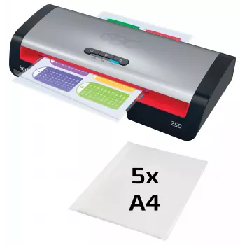 Laminator biurowy GBC 250 A4, 24 cm, laminator gorący, 500 mm/min, 0,5 mm, A4, 100 µm