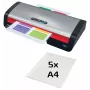 Laminator biurowy GBC 250 A4, 24 cm, laminator gorący, 500 mm/min, 0,5 mm, A4, 100 µm
