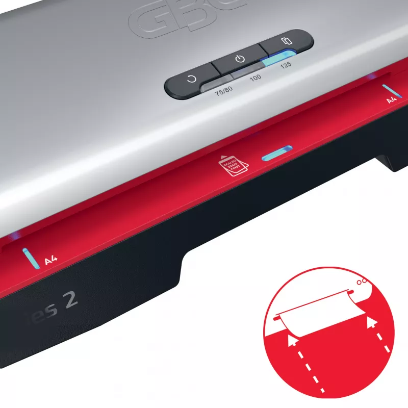 Laminator biurowy GBC 250 A4, 24 cm, laminator gorący, 500 mm/min, 0,5 mm, A4, 100 µm