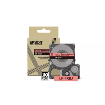 Taśma etykietująca Epson LK-4RBJ Czarno-czerwona Termotransferowa 1,2 cm