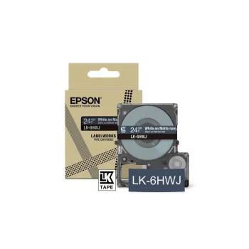 Taśma etykietująca Epson LK-5HWJ granatowo-biała termotransferowa 1,8 cm