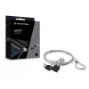 Conceptronic CNBSLOCK15 linka zabezpieczająca Srebrny 1.5 m