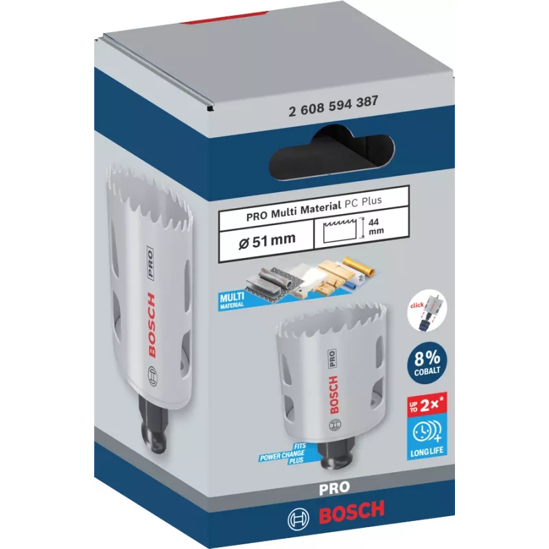 Bosch PRO Multi Material PC Plus 44/51 mm otwornica pojedyncza