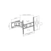 Techly ICA-PLB 344LTY uchwyt/stojak TV 177,8 cm (70 cali) Czarny