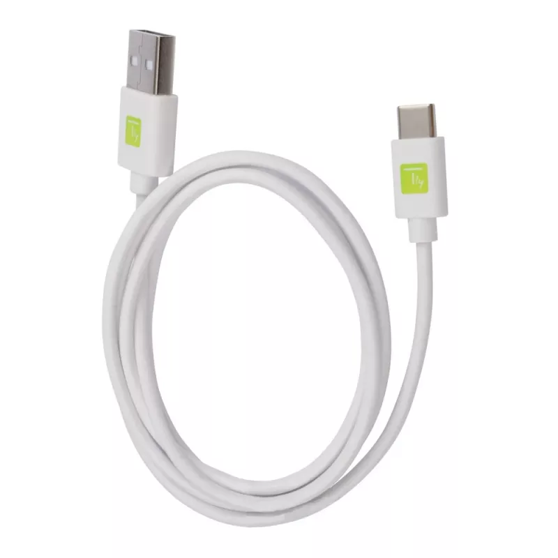 Techly ICOC MUSB20-CMAM10TW Kabel USB USB 2.0 1 m USB A USB C Biały