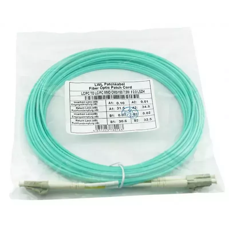 BlueOptics SFP3131EU7.5MK InfiniBand kabel światłowodowy 7,5 m LC Aqua