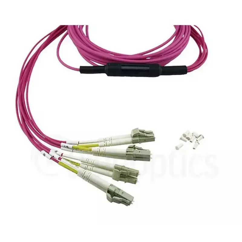 BlueOptics CBL-MPO12-4LC-OM4-1M-BO światłowodowy kabel InfiniBand MPO 4x LC