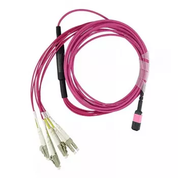 BlueOptics CBL-MPO12-4LC-OM4-1M-BO światłowodowy kabel InfiniBand MPO 4x LC