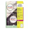 Naklejki okienne Avery L9003-10 Samoprzylepne Białe A4 10 szt.