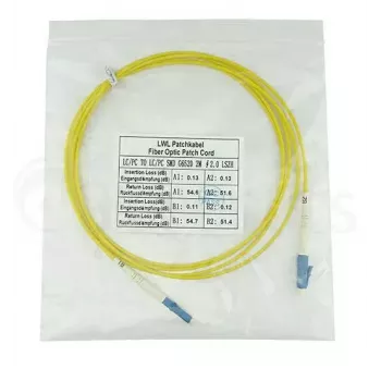 BlueOptics SFP2121BU3MK kabel światłowodowy InfiniBand 3 m LC żółty