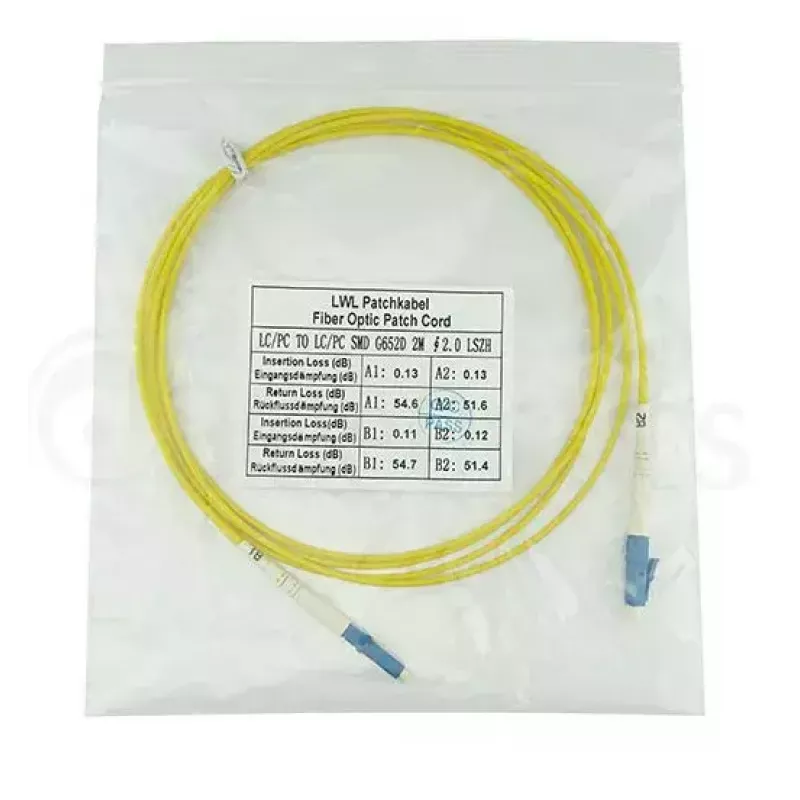 BlueOptics SFP2121BU3MK kabel światłowodowy InfiniBand 3 m LC żółty