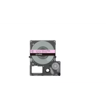 Taśma etykietująca Epson LK-4PAS Szara Różowa Termotransferowa 1,2 cm