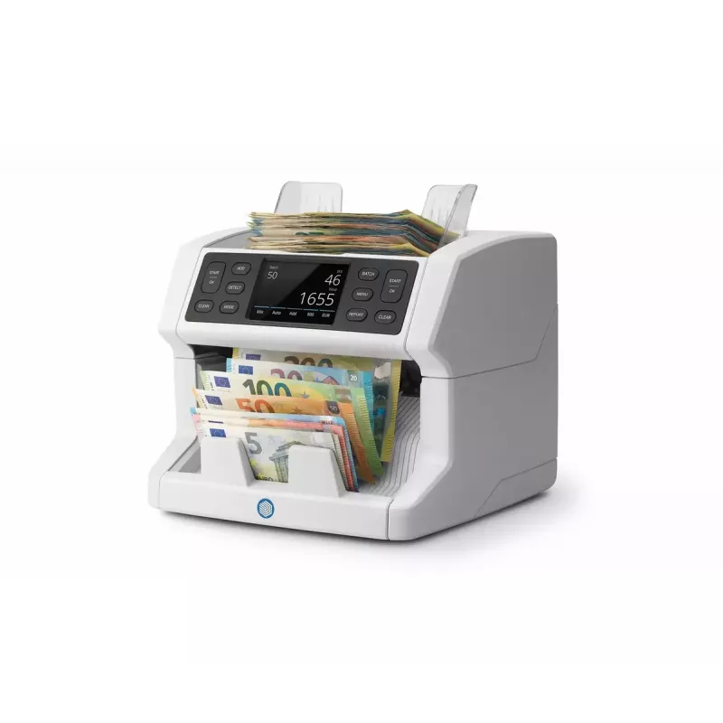 Maszyna do liczenia monet Safescan 2865-S biała szerokość 259 mm głębokość 254 mm wysokość 255 mm