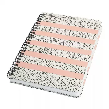 Notes Sigel JN600 A5 120 arkuszy Czarny Różowy Biały
