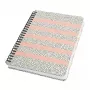 Notes Sigel JN600 A5 120 arkuszy Czarny Różowy Biały