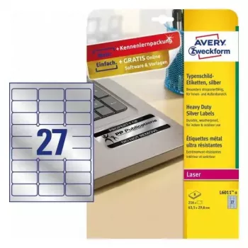 Samoprzylepna etykieta do drukarek Avery L6011-8
