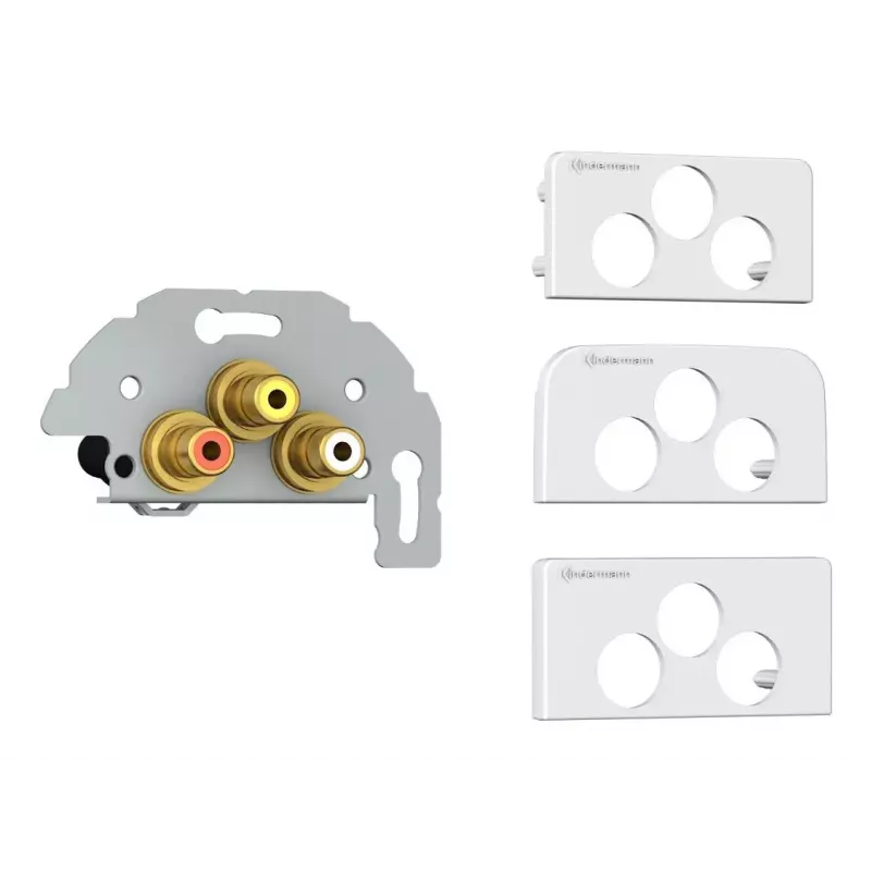 Gniazdo 3 x RCA Kindermann 7456000530