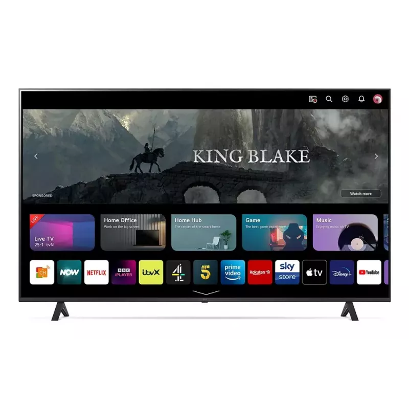 LG UHD 55UR78006LK 139,7 cm (55 cali) 4K Ultra HD Smart TV Wi-Fi Czarny