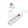 Hama 00223081 przedłużacz sieciowy 1,4 m 3 gniazda AC Wewnętrzny Biały