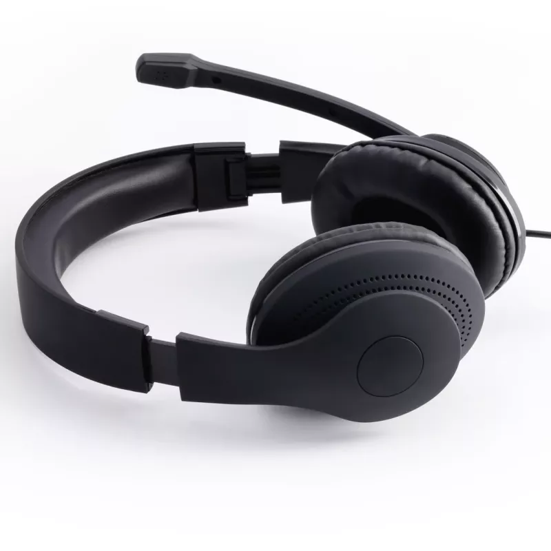 Hama HS-USB300 zestaw słuchawkowy biurowy PC, przewodowy, USB, czarny