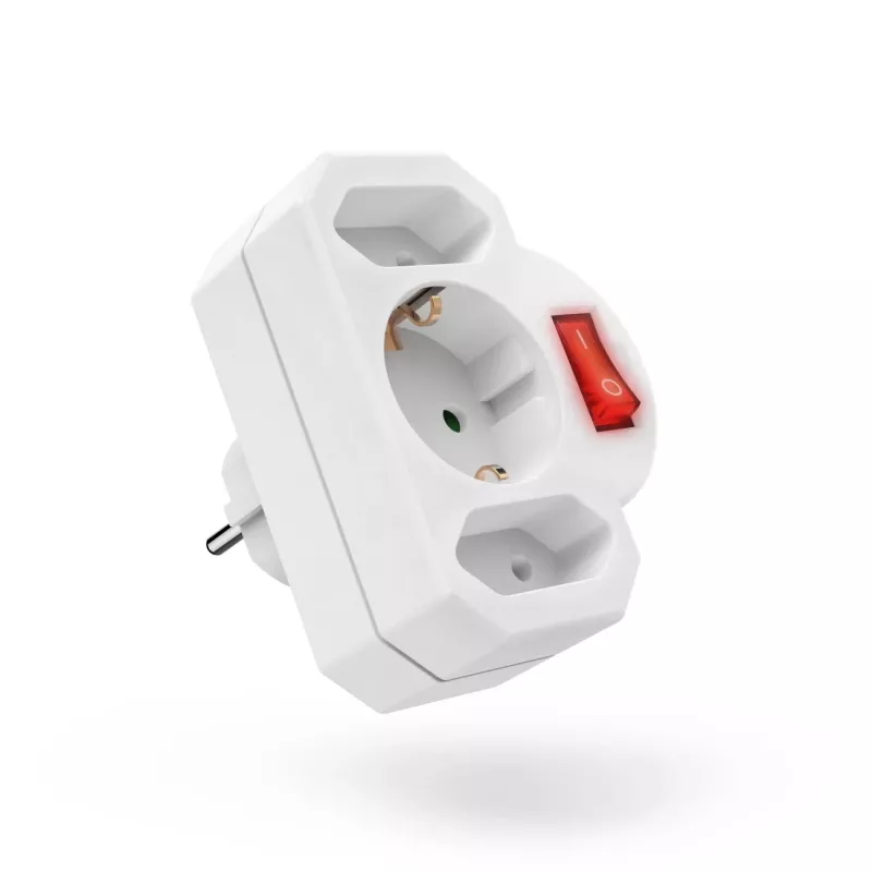Hama 00223217 przejściówka zasilająca biały
