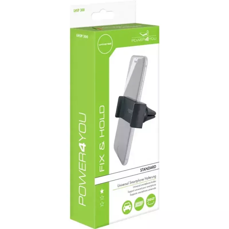 Uchwyt pasywny Schwaiger LHSP300 513 do telefonu komórkowego/smartfona Czarny