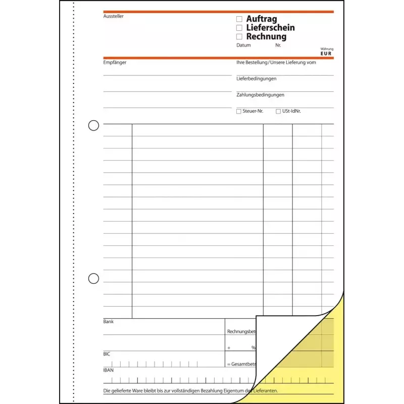 Formularz biznesowy Sigel SD017 zielony A5 80 arkuszy